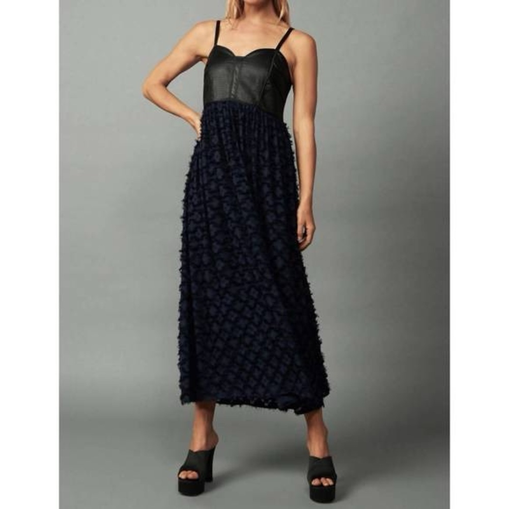 Current Air SLEEVLESS DRESS TEXTURED MAXI DRESS Size XS - Picture 8 of 8